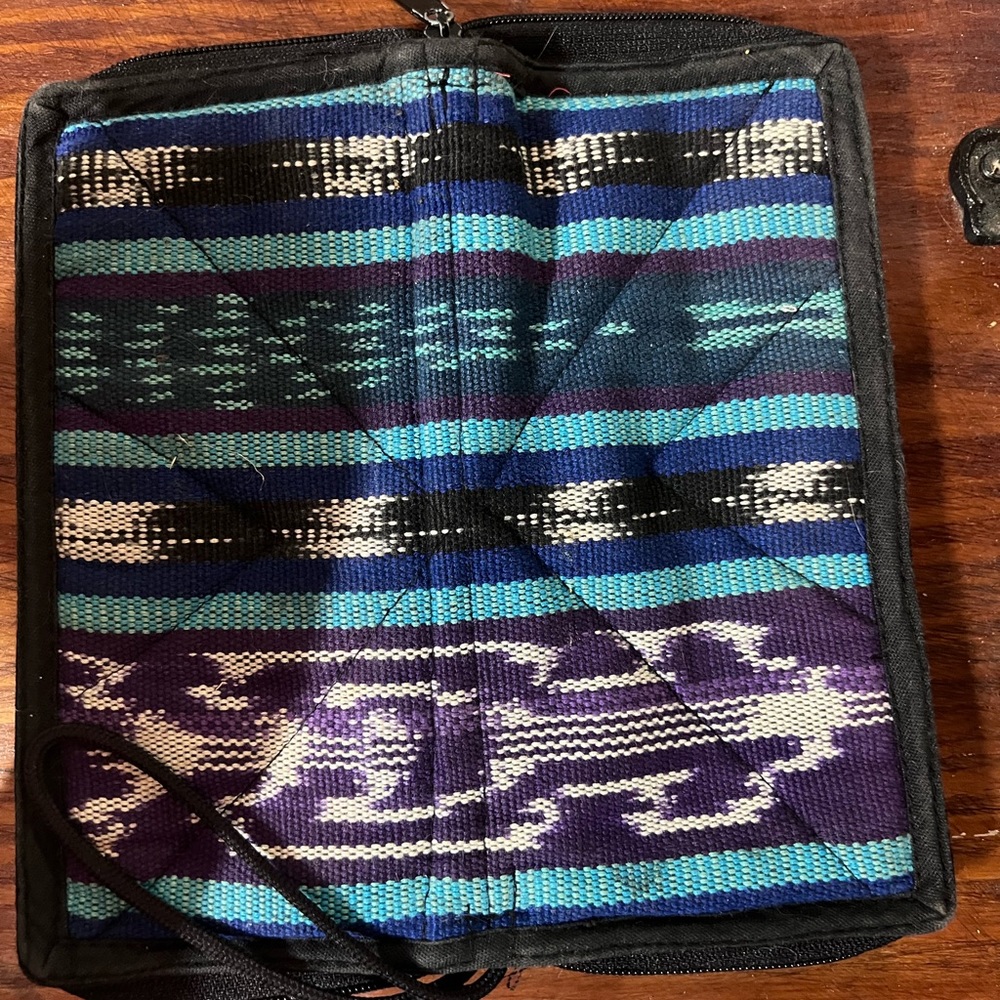 Aztec Pattern Fabric Wallet - image 3